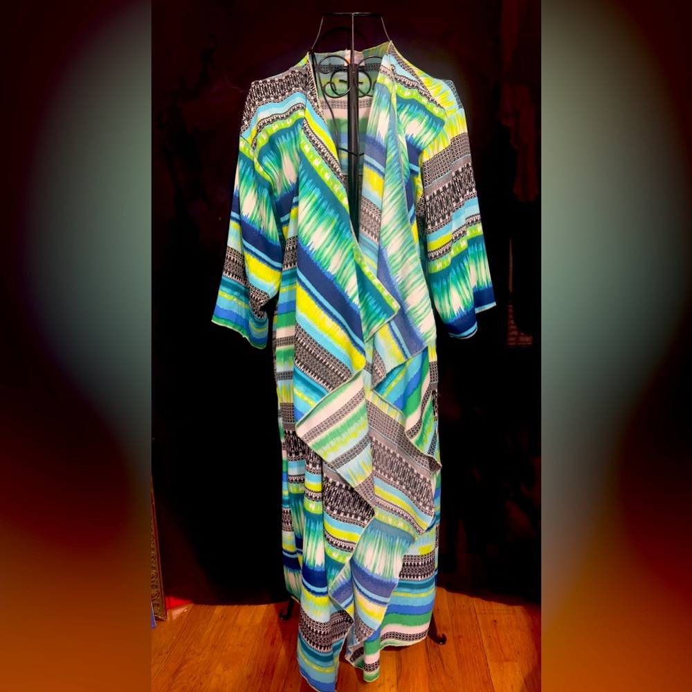LuLaRoe Multicolor Patterned Duster